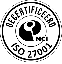 Gecertificeerd ISO 27001 - Zwart-Wit